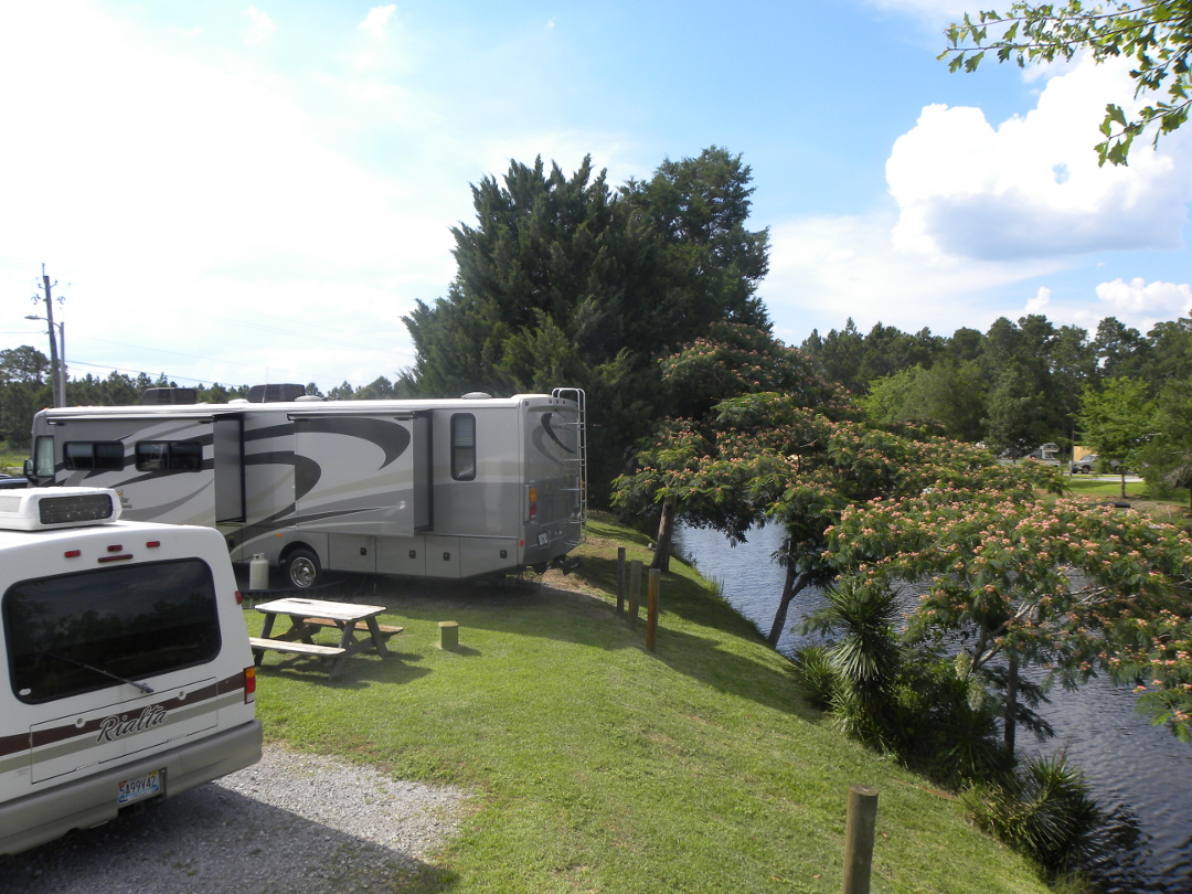 Water-front campgrounds in Milton, FL