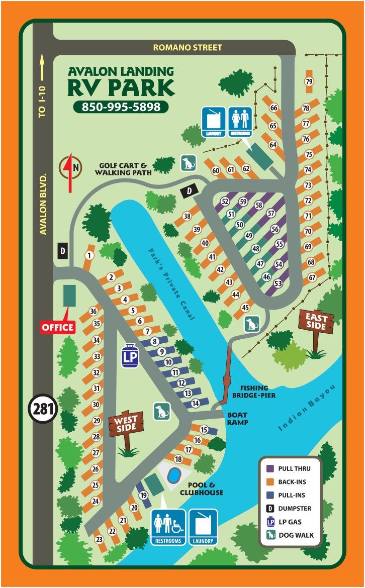 RV Park Map